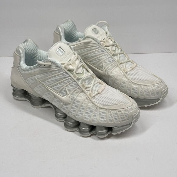 Nike Shoes - Nike Shox TL Sneaker Lace Up White Mesh TPU Lightweight Running Size 11